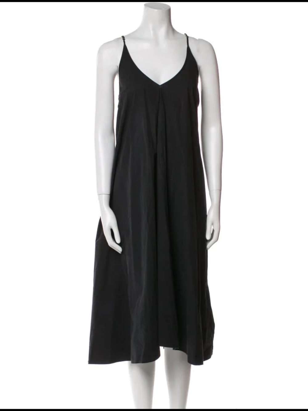 Alexander Wang Black Midi Slip Dress